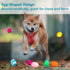 Dog Squeaky Toy, Latex Bouncy Egg Balls with Squeaker for Puppy Small Pet Dogs, Soft Rubber Sound Toys