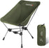 Camptime Portable Camping Chair, Lightweight Compact Backpacking Chair with Side Pocket, Wide Seat