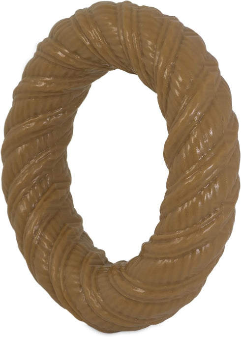 Chew Ring BarkBone, Pet Qwerks, Durable Dog Toys, Peanut Butter Flavor, 5.75"