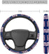 fit Giants Steering Wheel Cover for Car Gifts, Universal Fit 14-15 Inch for Most Cars, Giants Car Accessories