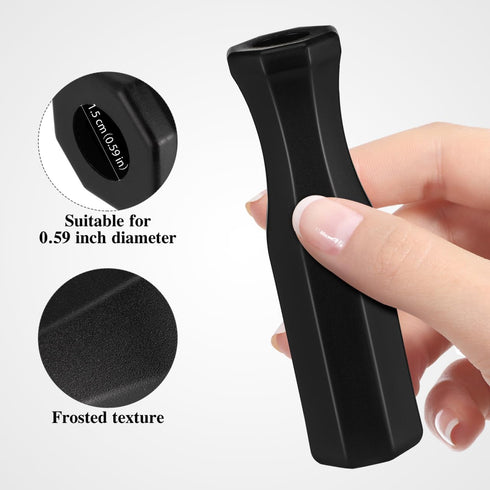 4pcs YARNOW Octagonal Plastic Foosball Grip Handles Durable Non-Slip Table Soccer Accessories for Enhanced Gameplay