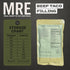 (12-Pack, MRE (Meal-Ready-to-Eat) | Single Serving Entree | Emergency Meals | Survival Food | Fresh Dates | Long Shelf