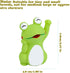4 Cute Frog Puppy Squeak Toys, Latex Float Water Pool Dog Toys for Small Breeds, Interactive Play Pet Toys
