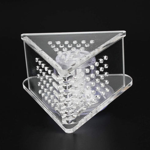 Tmboryuu Aquarium Acrylic Feeding Cup Clear Leeches Trap Plant Cups Shrimp Live Red Worm Fish Feeder for Aquariums