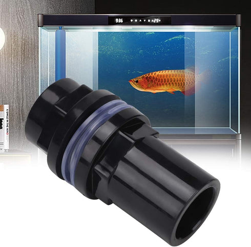 GLOGLOW 5Pcs/Set Aquarium Tubes Connectors, PVC Hose Adapter for Fish Tank Water Pipe Joint (25mm) Air Pump Accessories