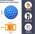 Dog Squeaky Balls, Indestructible Toys for Aggressive Chewers, Durable Natural Rubber, Large/Medium Breed, Blue