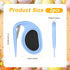 2pcs Knotting Comb for Cats, Dog Shedding Brush Dematting Comb Hair Removal Tool for Knotted & Loose Hair Grooming Accessories for Pet Kitten Puppy (Blue)