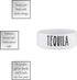 47th & Main White Ceramic Hand-Lettered Pet Dish, Small, Tequila