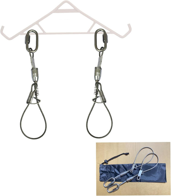 DANGONGLI 2-Packer Goat and Deer Hunting Hanging Tool Set 304 Stainless Steel Quick-Release