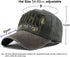 Vintage Baseball Cap Embroidery Rock Washed Denim Trucker Cap, 100% Cotton Sun Hat for Men Women