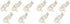 Generic (5 Dog Chew Toys Dental Durable Dinosaur Tyrannosaurus Rex Helps Clean Teeth and Gums Toys)