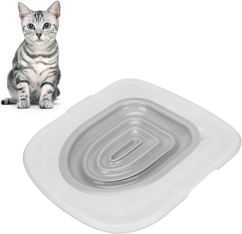 1 ZJchao Cat Toilet Training System, Universal Reusable Cat Potty Trainer for Pet Cleaning Supplies Helps Train Your