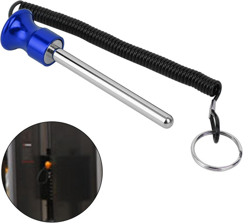 Weight Stack Pin, Aluminium Alloy Head Magnetic Weight Pin with Pull Rope for Strength Training Equipment