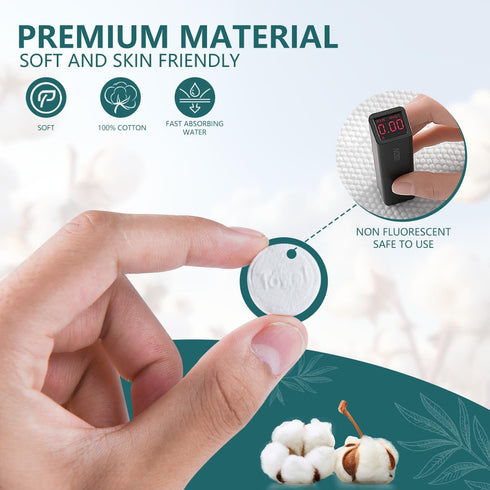KISEER 200 Pieces Compressed Towels Portable Disposable Mini Compressed Coin Tissue Toilet Paper Tablets for Travel