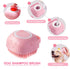 6PCS 39.7" 20.5" Pink Dog Washing Kit with Dog Brush, Shampoo Brush, Bath Scrubber,Washing Gloves, Towel and Big