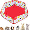 Portable Small Animals Playpen, Outdoor/Indoor Pop Open Pet Exercise Fence for Guinea Pig Accessories, Metal Wire Yard