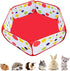 Portable Small Animals Playpen, Outdoor/Indoor Pop Open Pet Exercise Fence for Guinea Pig Accessories, Metal Wire Yard