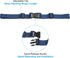 PATIKIL Backpack Chest Strap - 4 Pack Adjustable Replacement Strap for Outdoor