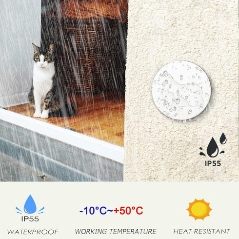 (1 2button) EverNary Dog Door Bell for Potty Training, WiFi Doggie Door Bell,Smart Wireless Doggy Doorbell with Phone