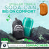 Gear Doctors Inflatable Camping Pillow - Backpacking Pillow, Blow Up Pillow for Camping, Orange