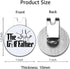 Hafhue The Golf Father Ball Marker - Magnetic Clip, Funny Gift for Men, Dad, Grandpa