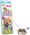Adjustable Nylon Harness Vest and Leash Set for Pet Dwarf Hamster, Gerbil, Rat, Mouse, Ferret, Chinchilla (Blue)