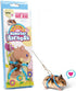 Adjustable Nylon Harness Vest and Leash Set for Pet Dwarf Hamster, Gerbil, Rat, Mouse, Ferret, Chinchilla (Blue)