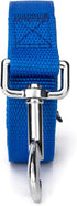 Strong Durable Nylon Dog Training Leash, 1 Inch Wide Traction Rope, 6ft 10ft 15ft Long for Small Medium Dog (Blue, 10