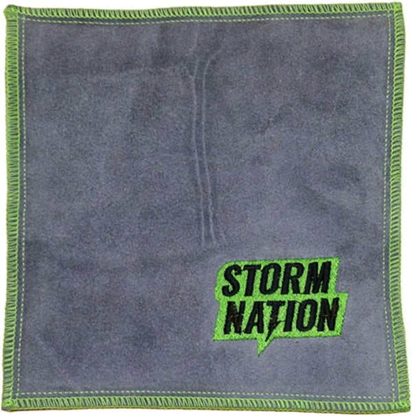 Storm STAC901GR Bowling Towel, Green/Gray, 10.71" x 7.40"