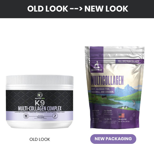 Multi-Collagen Peptide Daily Liquid Collagen for Dogs, Joint Supplement for Arthritis and Skin Health