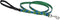 LupinePet Originals 1/2" Tail Feathers 4-foot Padded Handle Leash for Small Pets