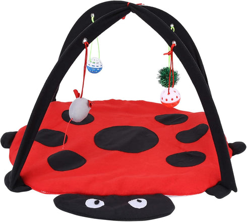 JTLB 50403 Cat Activity Play Mat Cat Activity Mat Foldable Cat Activity Play Mat Tent Multifunction Pet Bed