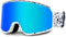 SPOSUNE Ski Goggles Over Glasses, Anti-fog Anti-UV Snow Goggles for Men, Women, Youth Skiing
