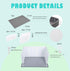 Bencacawinstyle Dog Litter Box with High Walls,Indoor Dog Potty for Small to Medium Dogs,No Spill Pee Pad Holder Tray