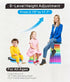 PWNQXS Portable Folding Chair (Rainbow)