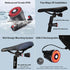 Padonow Smart Bike Tail Light: Auto On/Off Flashing Lights Red Back Led Warning Flashlight Easy Mount Cycling Safety