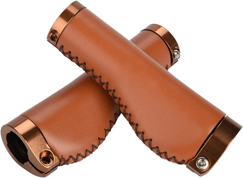 Zerone Lock-on Bike Handlebar Grip, Non-Slip-PU Handle Grip for MTB, Widen Holding Surface, 1 Pair
