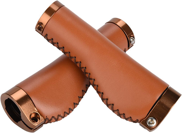 Zerone Lock-on Bike Handlebar Grip, Non-Slip-PU Handle Grip for MTB, Widen Holding Surface, 1 Pair