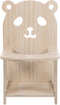 POPETPOP Handmade Wooden Hamster Chair with Tray Small Pet Feeding High Chair