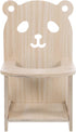 POPETPOP Handmade Wooden Hamster Chair with Tray Small Pet Feeding High Chair