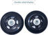 Mute Wear-resistant Luggage Suitcase Replacement Wheels Kit, Inline Outdoor Skate Replacement Wheels (2.95" x 0.94")