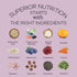Perfect Dog Food Mix Makes 10 Pounds Fresh Homemade Food, Vet Approved Recipes for Beef, Turkey, Chicken, Pork, Bison,