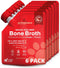 Primalvore Grass-Fed Beef Bone Broth for Dogs & Cats, Mobility Formula, 6 Pack, Made in USA