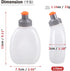 Running Water Bottles Flask, Azarxis BPA Free Leakproof Hydration Vest Packs Waist Belt Replacement for Triathlon