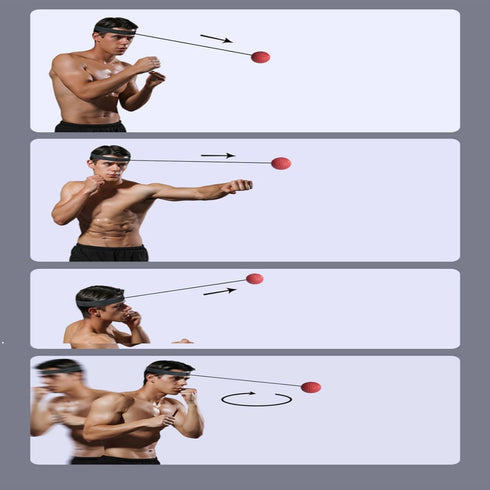 WEIAIGI Weiaiji Boxing Reflex Ball, Training Boxing Equipment Combat Speed for Both Adults and Children, improving Hand