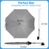 Fevbcnrj Chair Canopy Umbrella Compatible with GCI - Sunshade Attachment, Portable Umbrella for Beach Chair
