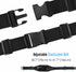Rhino Valley Running Belt - Money Belt Phone Holder for Running, Hiking, Walking, Gym Accessories, Black Waterproof