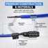 Security Cable Lock Set, Resettable Combination Lock with Mounting Bracket, Portable for Bikes and Scooters