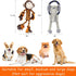 Rope Dog Toys for Small Dogs, Tug of War Toys, Squeaky Toys to Keep Them Busy, Interactive for Aggressive Chewers