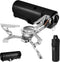 Odoland Portable Camping Stove, 1400W Gas Stove for Indoor Outdoor Cooking, Hiking, and Picnic.